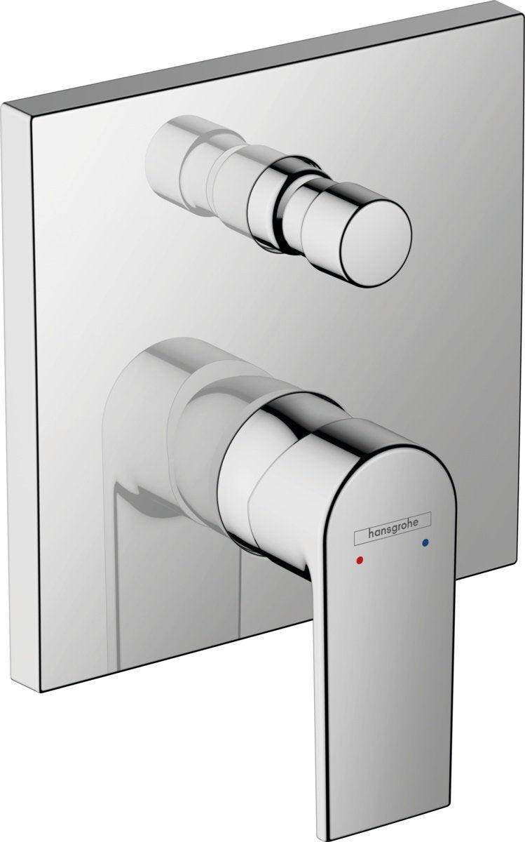 Baterie cada - dus Hansgrohe Vernis Shape montaj incastrat, necesita corp ingropat, crom - Kabine.ro - Baterii