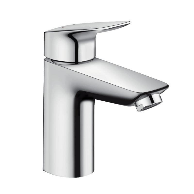 Baterie lavoar Hansgrohe Logis 100, ventil click-clack, crom - Kabine.ro - Baterii