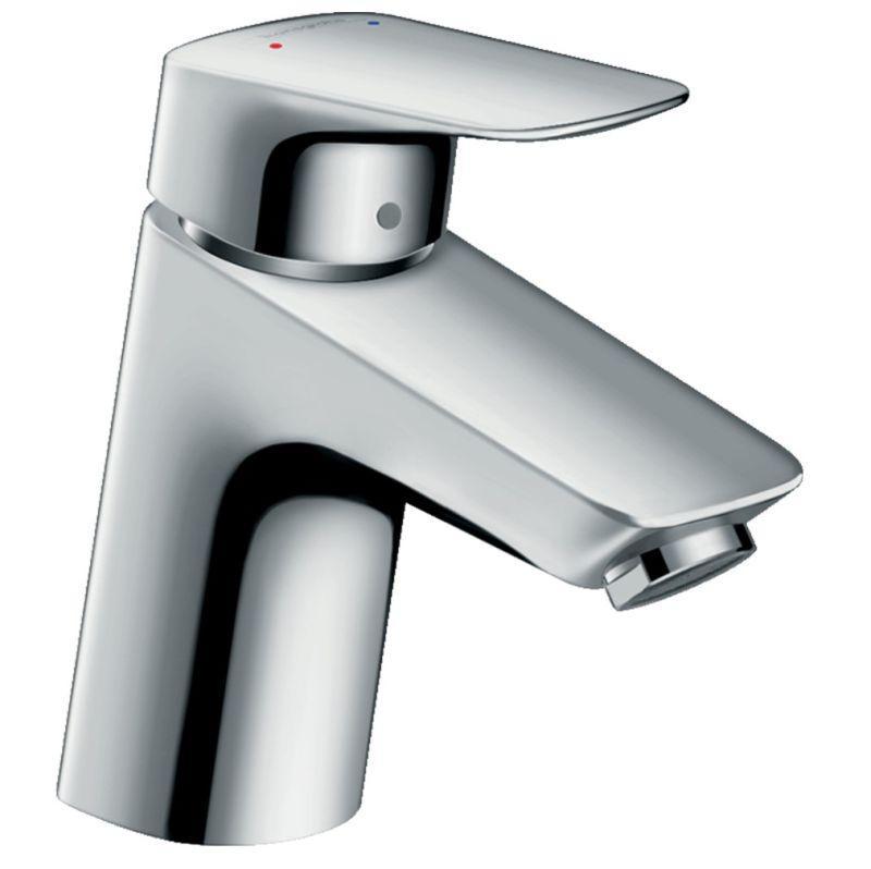 Baterie lavoar, Hansgrohe Logis, finisaj cromat, cu ventil click-clack - Kabine.ro - Baterii