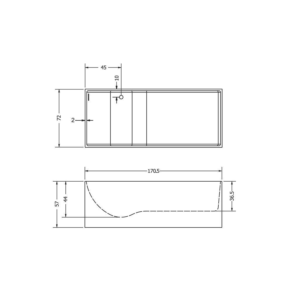 Cadă de baie freestanding Spring - Kabine.ro - Cazi de baie