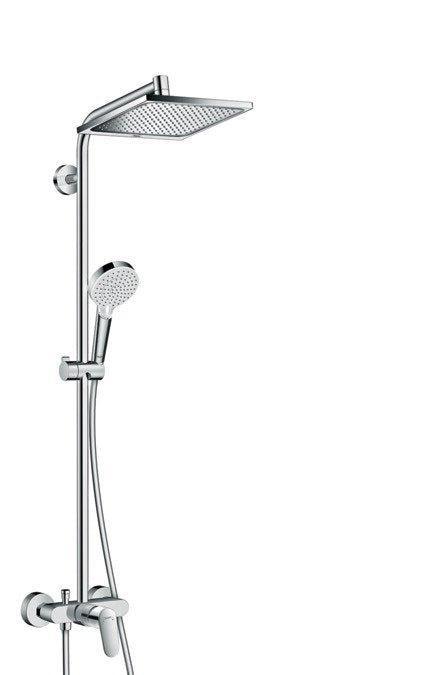 Coloana de dus Hansgrohe Crometta E 240 cu baterie dus - Kabine.ro - Baterii