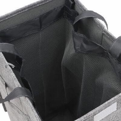 Cos de rufe pliabil Hamper Grey 26x34,5x59,5 cm - Kabine.ro - Cos de rufe