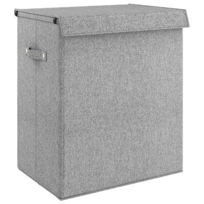 Cos de rufe pliabile Hamper Grey 51x34,5x59 cm - Kabine.ro - Cos de rufe