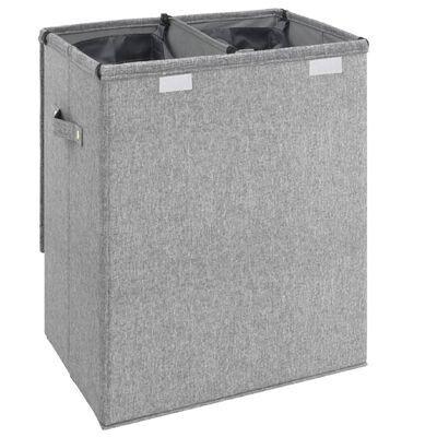 Cos de rufe pliabile Hamper Grey 51x34,5x59 cm - Kabine.ro - Cos de rufe