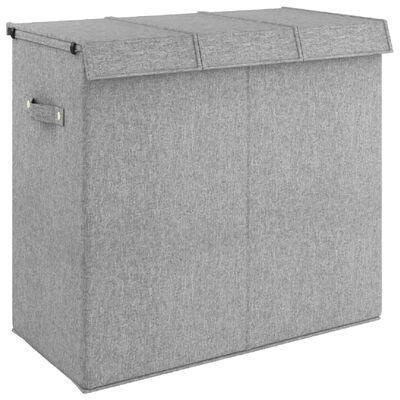 Cos de rufe pliabile Hamper Grey 64,5x34,5x59 - Kabine.ro - Cos de rufe