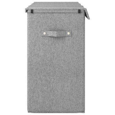 Cos de rufe pliabile Hamper Grey 64,5x34,5x59 - Kabine.ro - Cos de rufe