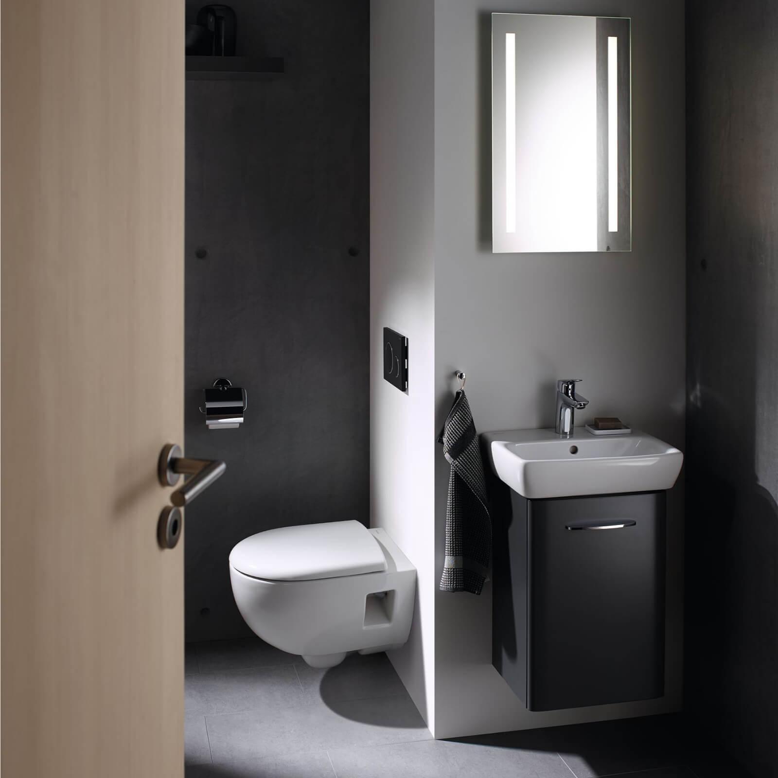 GEBERIT SELNOVA SET VAS WC SUSPENDAT SI CAPAC WC SOFT CLOSE - Kabine.ro - WC