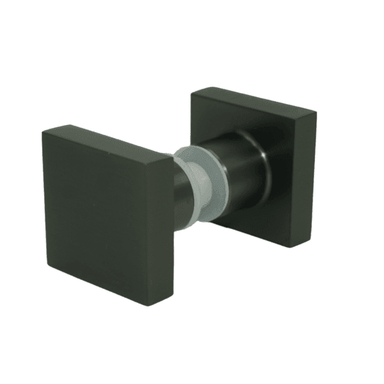 Mâner-buton (35 x 35mm) KOR-684 GMG, gri metalizat - Kabine.ro - Accesorii