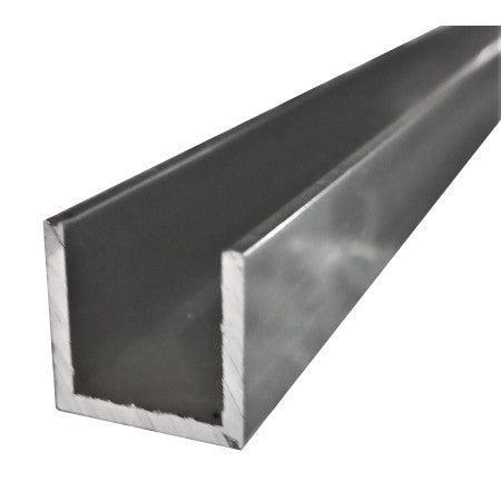 Profil U (aluminiu) 20x20mm KOR-20x20, satinat - Kabine.ro -