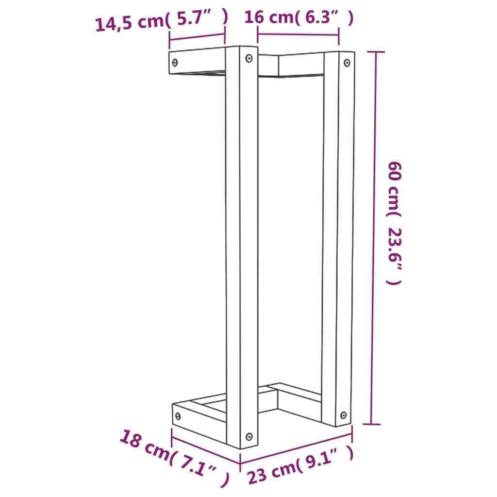 Suport pentru prosoape 23x18x60 cm, Lemn masiv de pin - Kabine.ro - Suport pentru prosoape